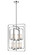 Aideen Eight Light Chandelier in Chrome (224|6000-8B-CH)