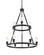 Ballston LED Chandelier in Matte Black (405|8203-BK-LED)