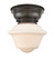 Franklin Restoration One Light Flush Mount in Oil Rubbed Bronze (405|623-1F-OB-G531)