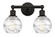 Edison Two Light Bath Vanity in Oil Rubbed Bronze (405|616-2W-OB-G1213-6)