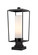 Sheridan One Light Outdoor Pier Mounted Fixture in Black (224|595PHBS-SQPM-BK)