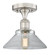 Edison One Light Semi-Flush Mount in Brushed Satin Nickel (405|616-1F-SN-G132)