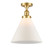 Franklin Restoration One Light Semi-Flush Mount in Satin Gold (405|517-1CH-SG-G41-L)