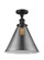 Franklin Restoration LED Semi-Flush Mount in Matte Black (405|517-1CH-BK-G43-L-LED)