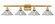 Ballston Four Light Bath Vanity in Satin Gold (405|516-4W-SG-G132)
