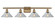 Ballston LED Bath Vanity in Brushed Brass (405|516-4W-BB-G132-LED)