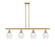 Ballston LED Island Pendant in Satin Gold (405|516-4I-SG-G654-6-LED)