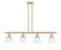 Ballston Four Light Island Pendant in Satin Gold (405|516-4I-SG-G442)