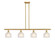 Ballston LED Island Pendant in Satin Gold (405|516-4I-SG-G411-LED)