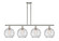 Ballston LED Island Pendant in Polished Nickel (405|516-4I-PN-G1213-10-LED)