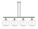 Ballston LED Island Pendant in Polished Chrome (405|516-4I-PC-G654-12-LED)