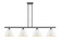 Ballston Four Light Island Pendant in Matte Black (405|516-4I-BK-M14-W)