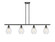 Ballston LED Island Pendant in Matte Black (405|516-4I-BK-G654-6-LED)