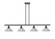 Ballston Four Light Island Pendant in Matte Black (405|516-4I-BK-G132)