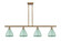 Ballston Four Light Island Pendant in Brushed Brass (405|516-4I-BB-MBD-75-SF)