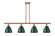 Ballston Four Light Island Pendant in Antique Copper (405|516-4I-AC-MBD-75-GR)