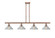 Ballston Four Light Island Pendant in Antique Copper (405|516-4I-AC-G132)