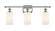 Ballston Three Light Bath Vanity in Polished Nickel (405|516-3W-PN-G801)