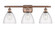 Ballston Three Light Bath Vanity in Antique Copper (405|516-3W-AC-GBD-754)