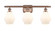 Ballston LED Bath Vanity in Antique Copper (405|516-3W-AC-G651-6-LED)