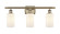 Ballston LED Bath Vanity in Antique Brass (405|516-3W-AB-G801-LED)