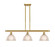 Ballston Three Light Island Pendant in Satin Gold (405|516-3I-SG-G422)