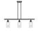 Ballston Three Light Island Pendant in Matte Black (405|516-3I-BK-G802)