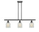 Ballston Three Light Island Pendant in Matte Black (405|516-3I-BK-G2511)