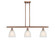 Ballston Three Light Island Pendant in Antique Copper (405|516-3I-AC-G381)