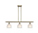 Ballston Three Light Island Pendant in Antique Brass (405|516-3I-AB-G411)
