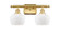 Ballston LED Bath Vanity in Satin Gold (405|516-2W-SG-G91-LED)