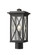 Brookside One Light Outdoor Post Mount Fixture in Black (224|583PHMR-BK)