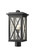 Brookside One Light Outdoor Post Mount Fixture in Black (224|583PHBR-BK)