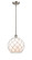 Ballston LED Mini Pendant in Brushed Satin Nickel (405|516-1S-SN-G121-10RW-LED)