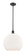 Ballston One Light Pendant in Matte Black (405|516-1S-BK-G121-14)