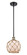 Ballston One Light Mini Pendant in Black Antique Brass (405|516-1S-BAB-G121-8RB)