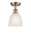 Ballston One Light Semi-Flush Mount in Antique Copper (405|516-1C-AC-G381)