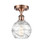 Ballston One Light Semi-Flush Mount in Antique Copper (405|516-1C-AC-G1213-6)