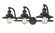Franklin Restoration LED Bath Vanity in Oil Rubbed Bronze (405|515-3W-OB-M5-LED)