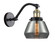 Franklin Restoration One Light Wall Sconce in Black Antique Brass (405|515-1W-BAB-G173)