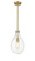 Norwalk LED Mini Pendant in Brushed Brass (405|493-1S-BB-G552-9-LED)
