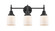 Caden Three Light Bath Vanity in Matte Black (405|447-3W-BK-G51)