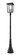 Seoul Three Light Outdoor Post Mounted Fixture in Black (224|571PHXLR-564P-BK)