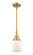 Caden LED Mini Pendant in Satin Gold (405|447-1S-SG-G51-LED)