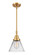 Caden LED Mini Pendant in Satin Gold (405|447-1S-SG-G42-LED)