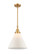 Caden LED Mini Pendant in Satin Gold (405|447-1S-SG-G41-L-LED)
