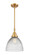 Caden LED Pendant in Satin Gold (405|447-1S-SG-G222-LED)
