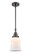 Caden LED Mini Pendant in Oil Rubbed Bronze (405|447-1S-OB-G181-LED)