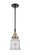 Caden LED Mini Pendant in Black Antique Brass (405|447-1S-BAB-G182-LED)