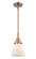 Caden One Light Mini Pendant in Antique Copper (405|447-1S-AC-G61)